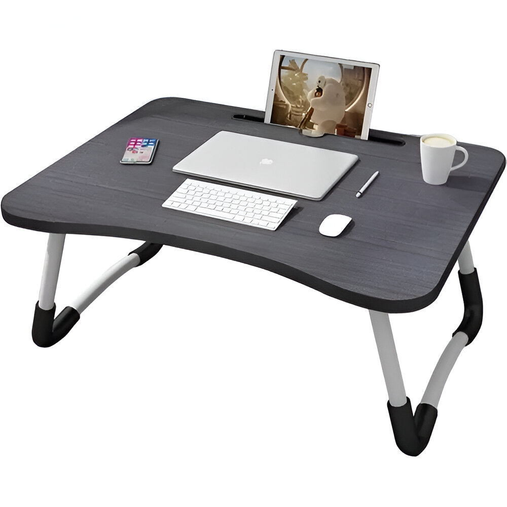 Modern Folding Laptop Table | Multi-Purpose Study, Bed & Writing Desk | Portable Computer Desk